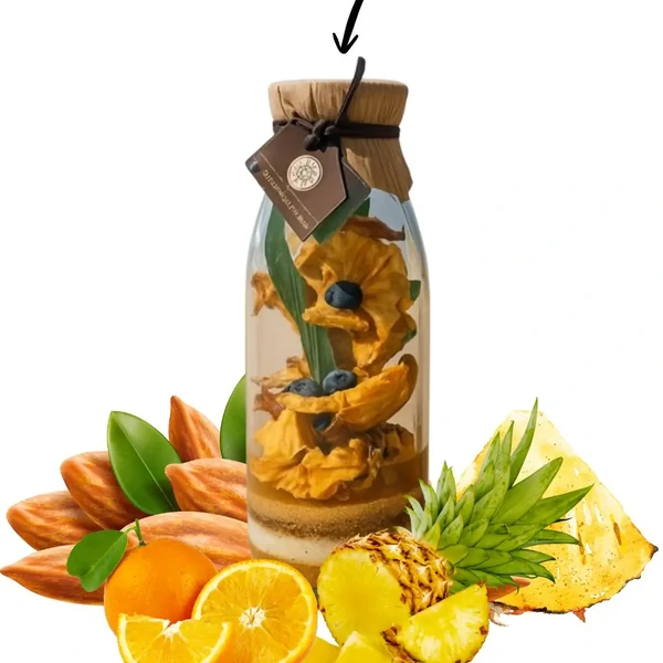 Préparation pour rhum arrangé ANANAS ORANGE AMARETTO -50cl