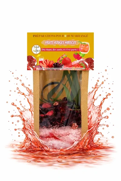 KIT POCKET Rhum Arrangé - FRUITS ROUGES HIBISCUS