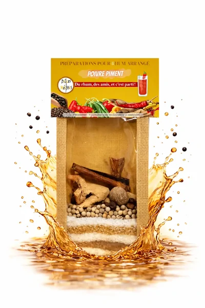 KIT POCKET Rhum Arrangé - LE PIQUANT POIVRE PIMENT