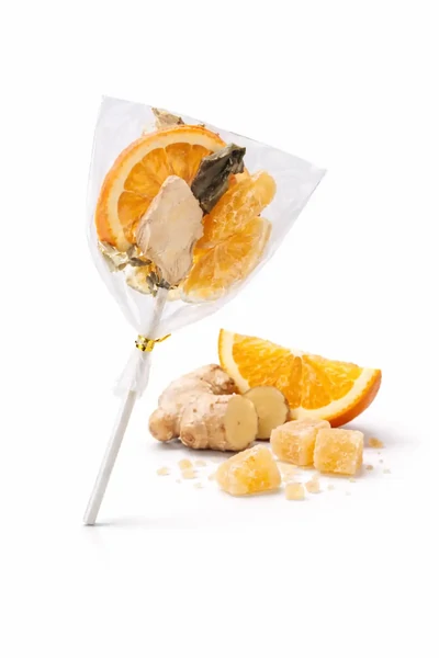 Coffret de 2 sucettes à infuser "WOUAWWW !" - ORANGE GINGEMBRE